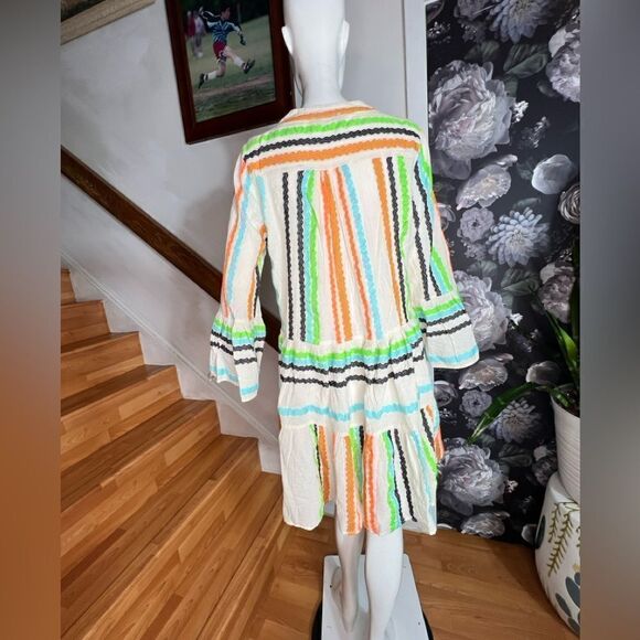 Anthropologie Devotion Twins Embroidered Ella Tunic Dress/ size S - Picture 10 of 11